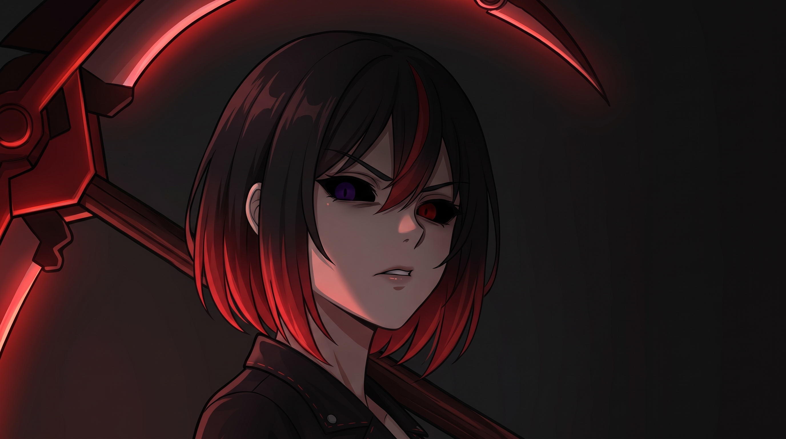 Girl holding red scythe weapon 2K 20260913094349